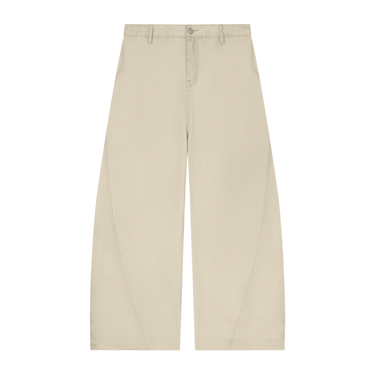 Barrel Leg Chino Beige