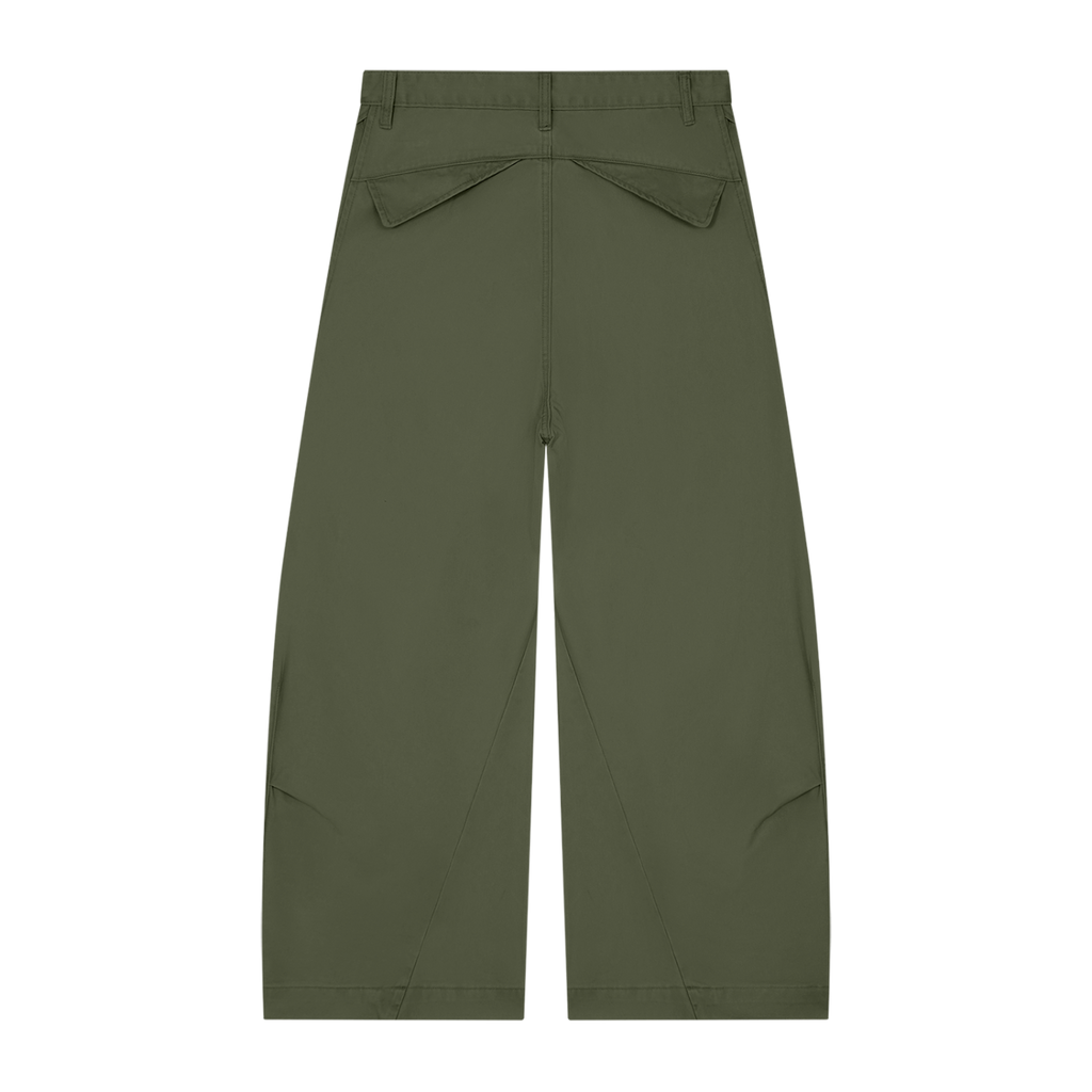 Barrel Leg Chino Forest Green