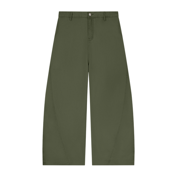 Barrel Leg Chino Forest Green