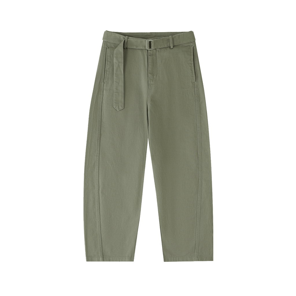 Barrel-leg Chino Dark Grass Green