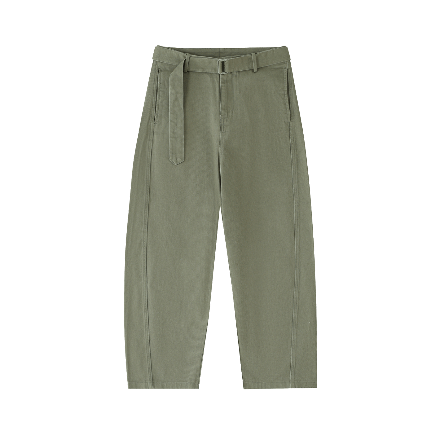 Barrel-leg Chino Dark Grass Green