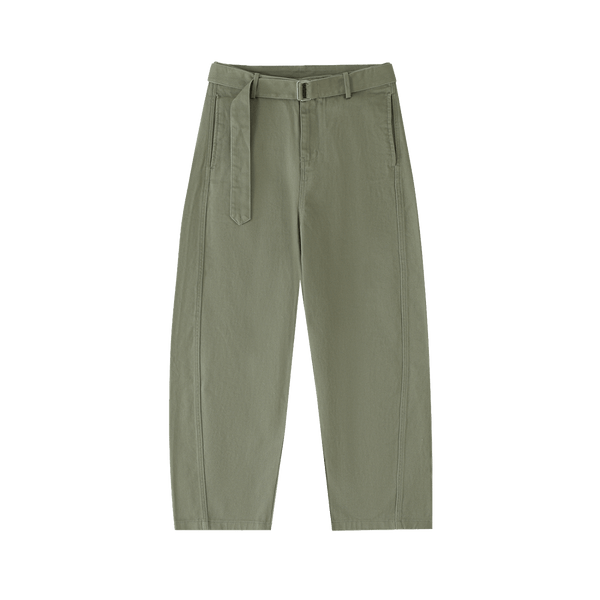 Barrel-leg Chino Dark Grass Green