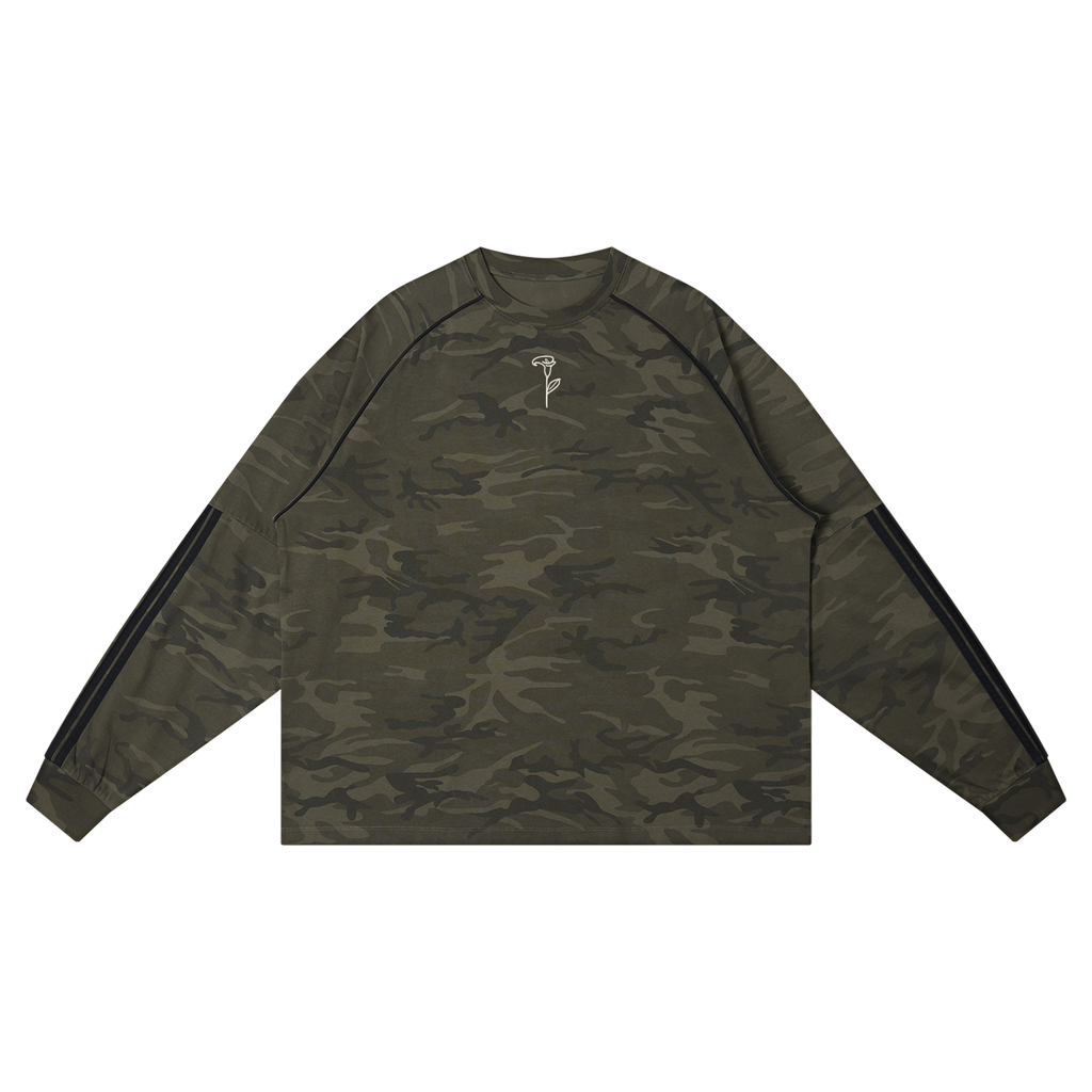 Camo Calla Lily Long Sleeve T-Shirt