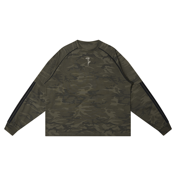 Camo Calla Lily Long Sleeve T-Shirt