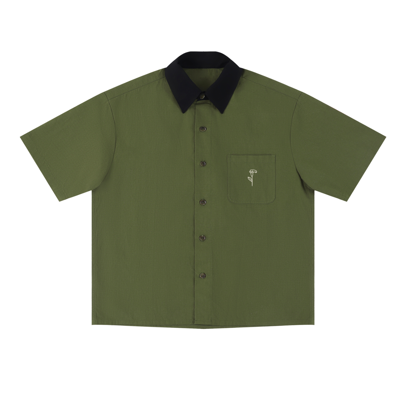 Color Block Short Sleeve Workshirt
