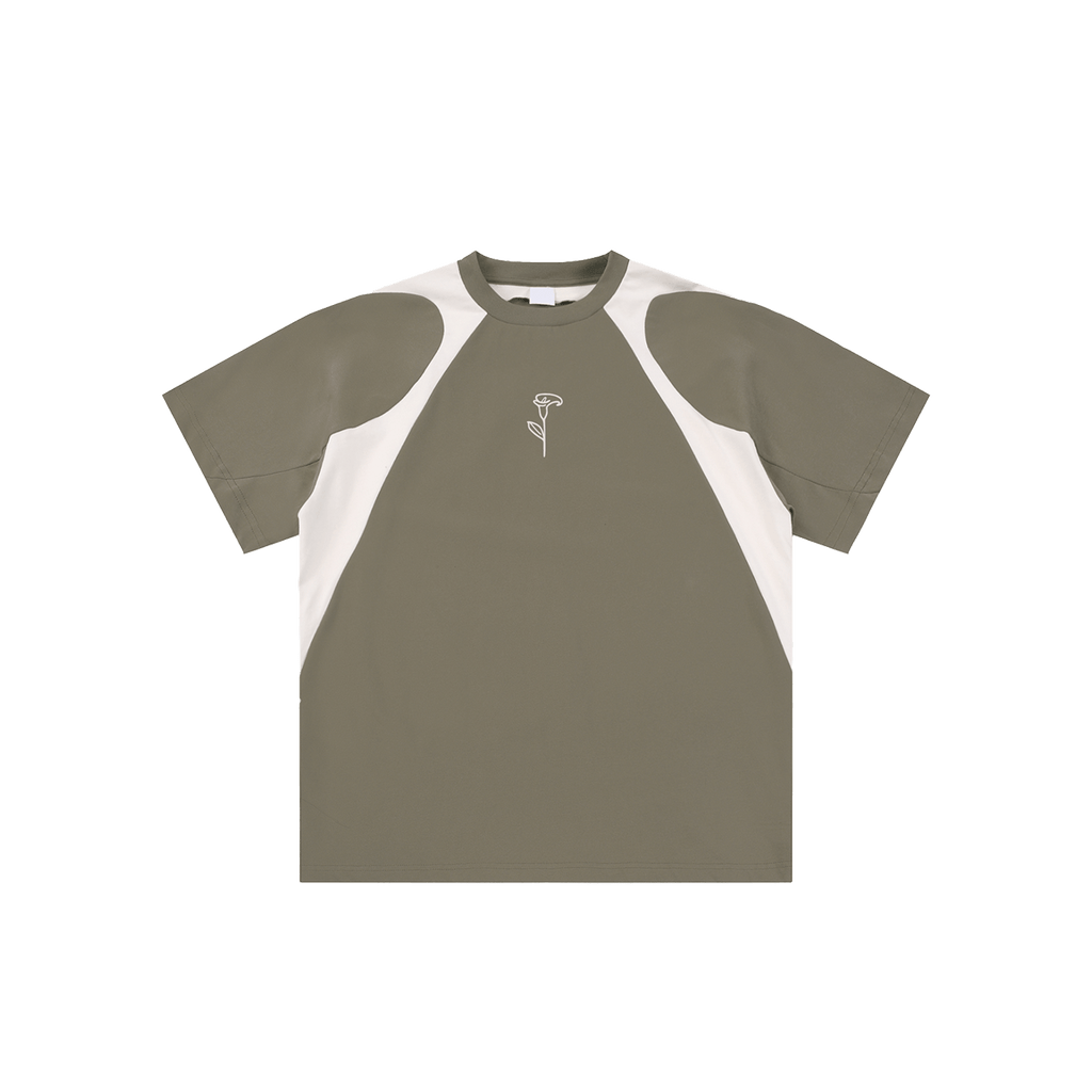 Paneled Heavy T-Shirt