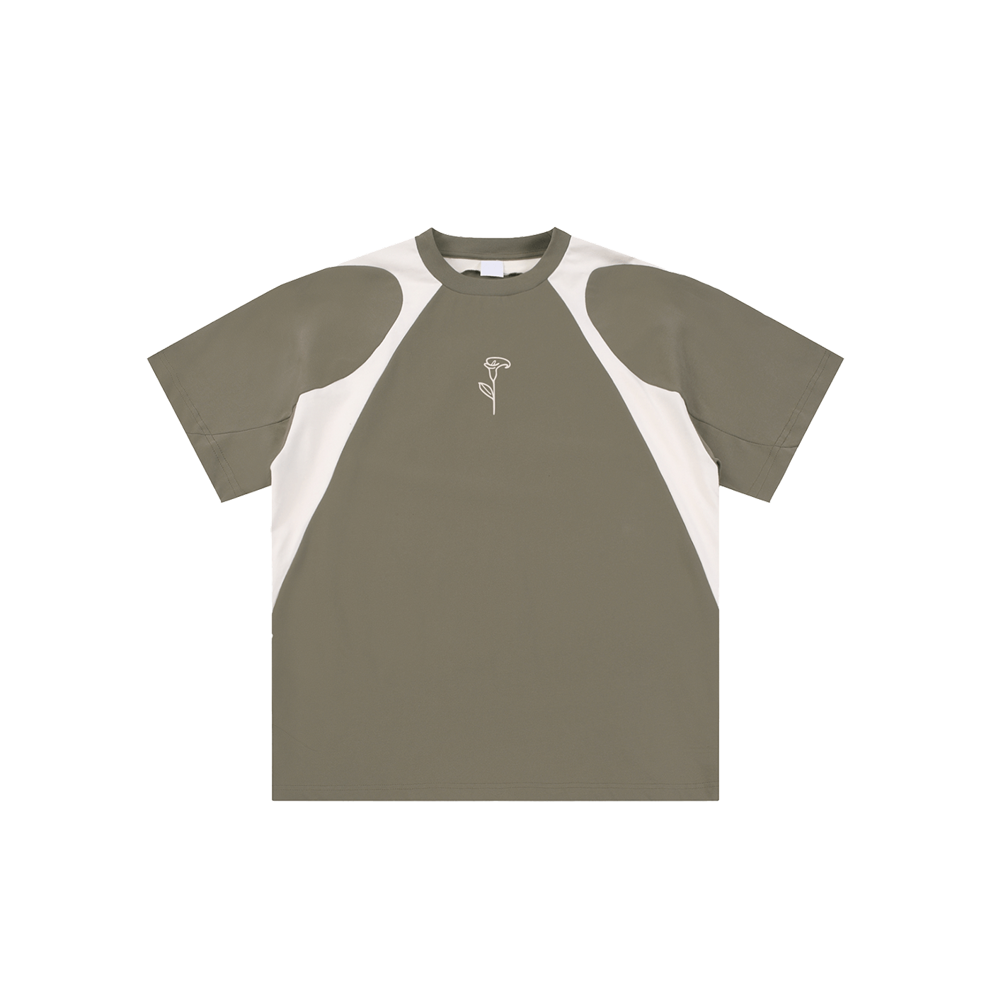 Paneled Heavy T-Shirt