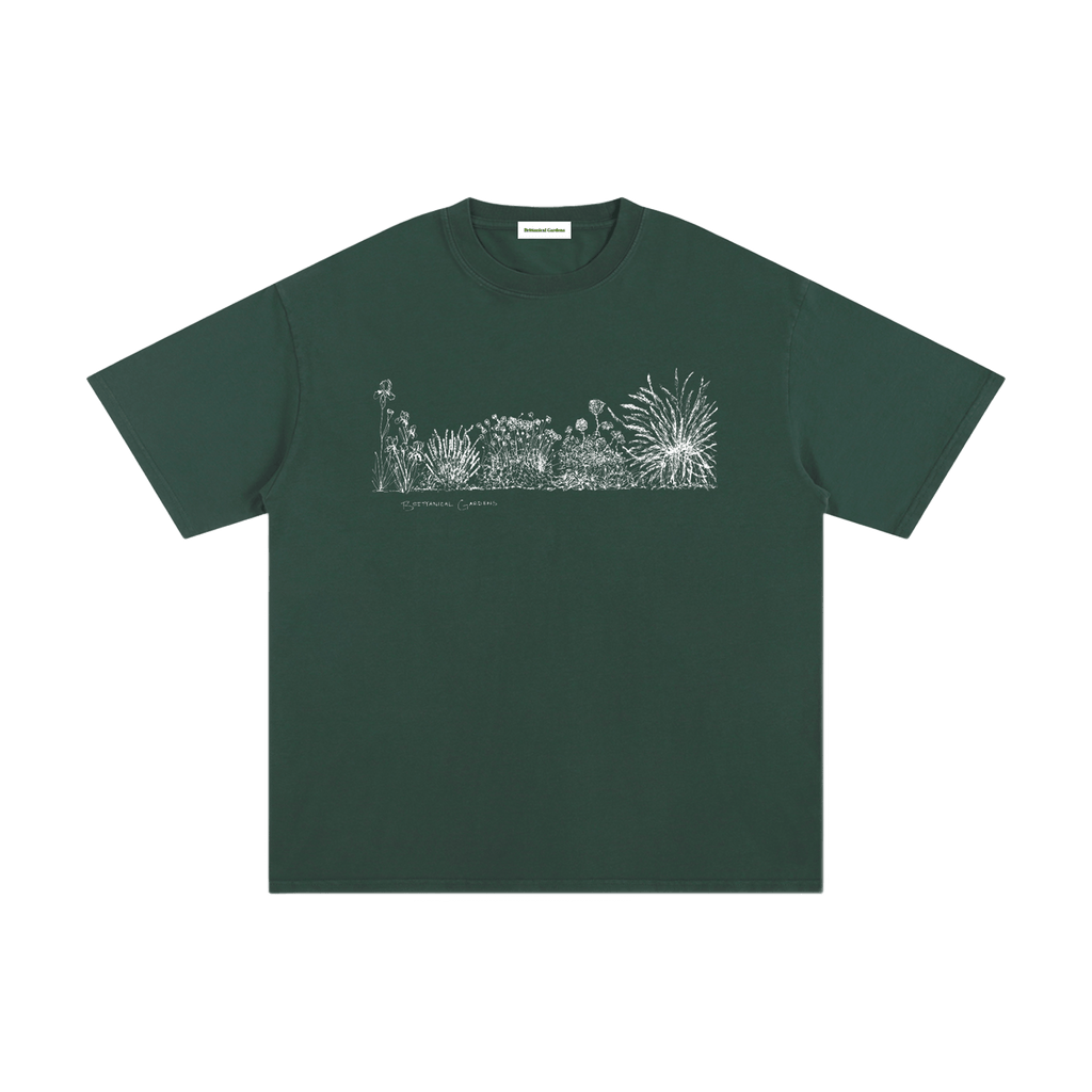 Garden Scene Tee Evergreen