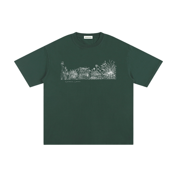 Garden Scene Tee Evergreen