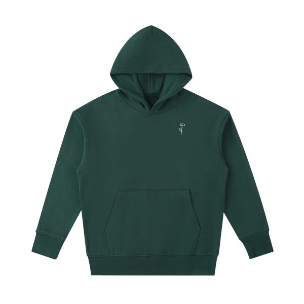 Uniform Heavyweight Cotton Hoodie Retro Green