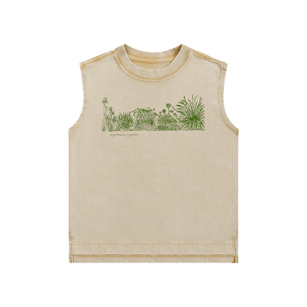 Kids' Garden Scene Soft Washed Tank Top