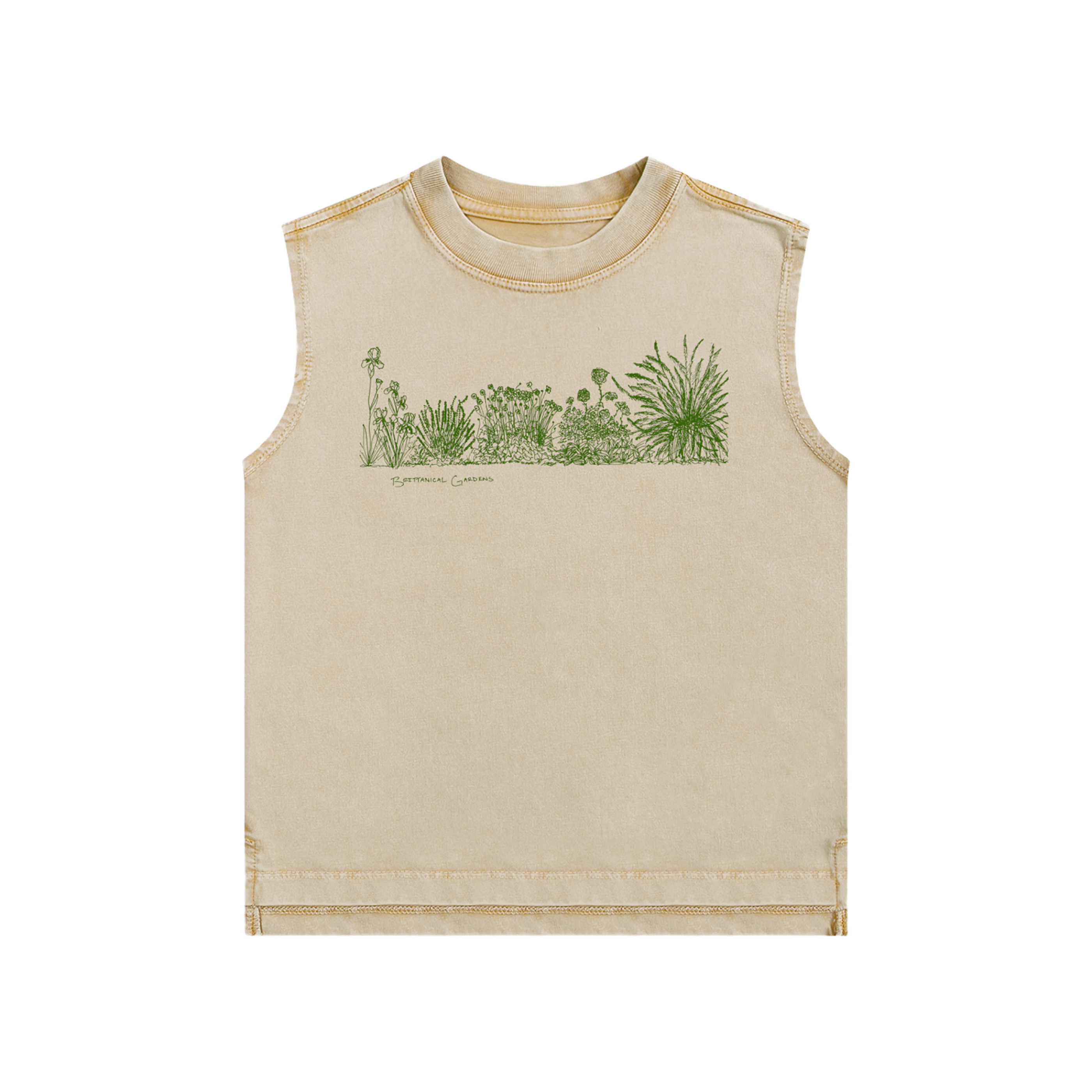 Kids' Garden Scene Soft Washed Tank Top