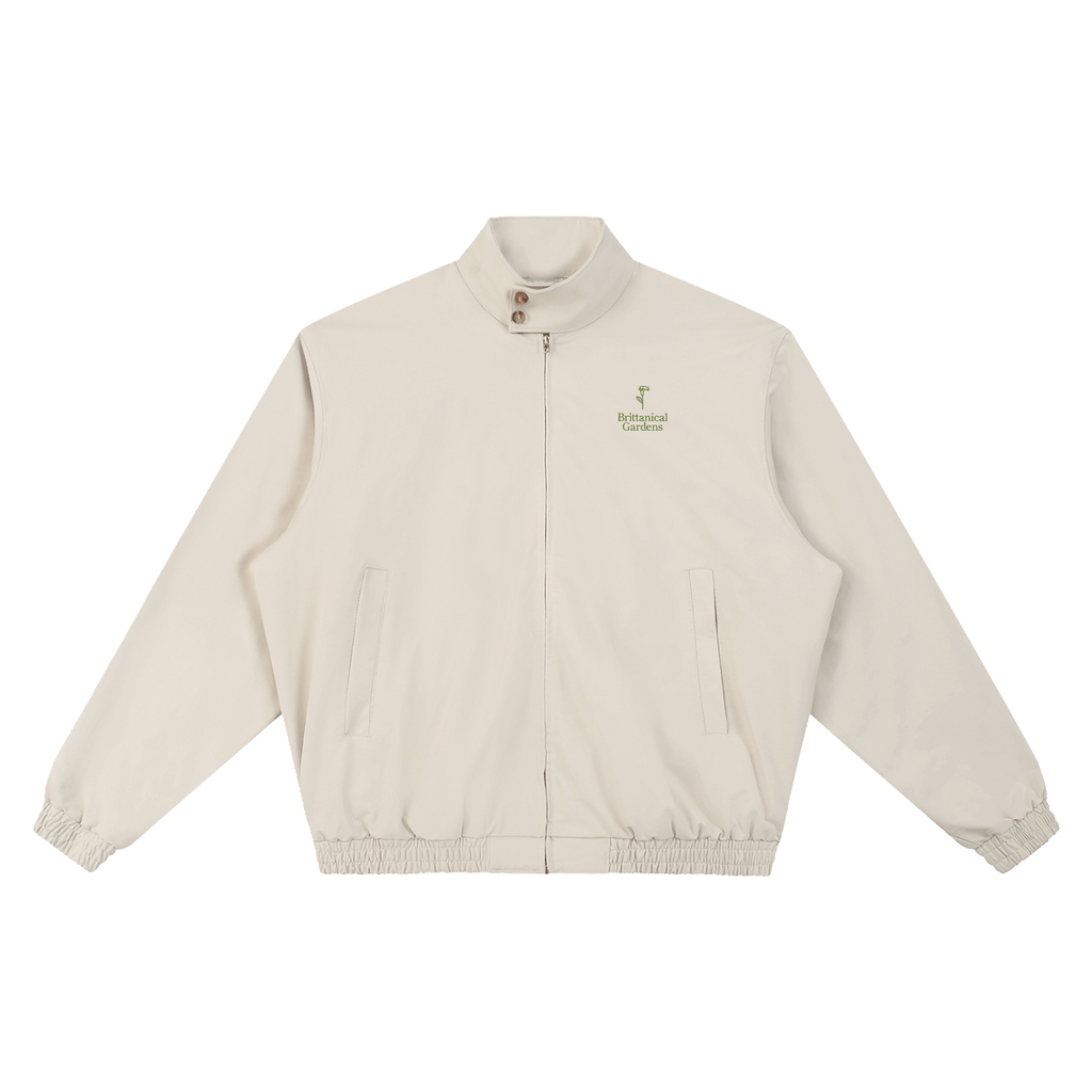 Button Collar Bomber Jacket