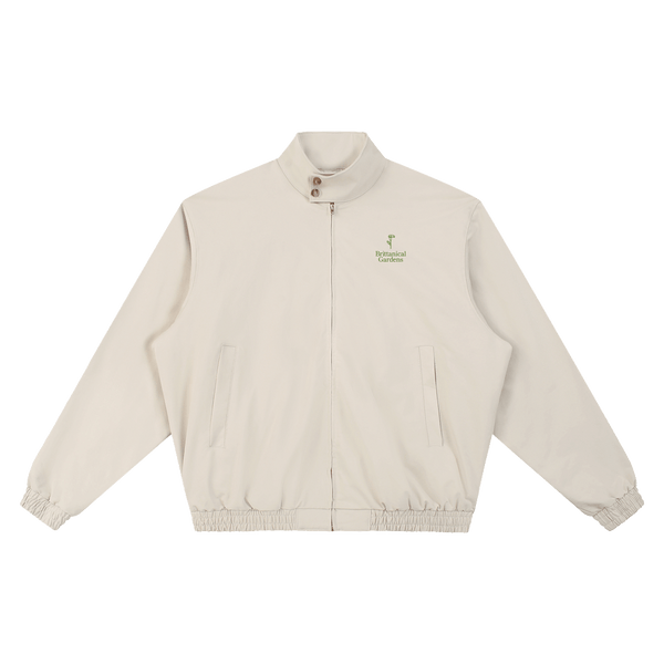 Button Collar Bomber Jacket