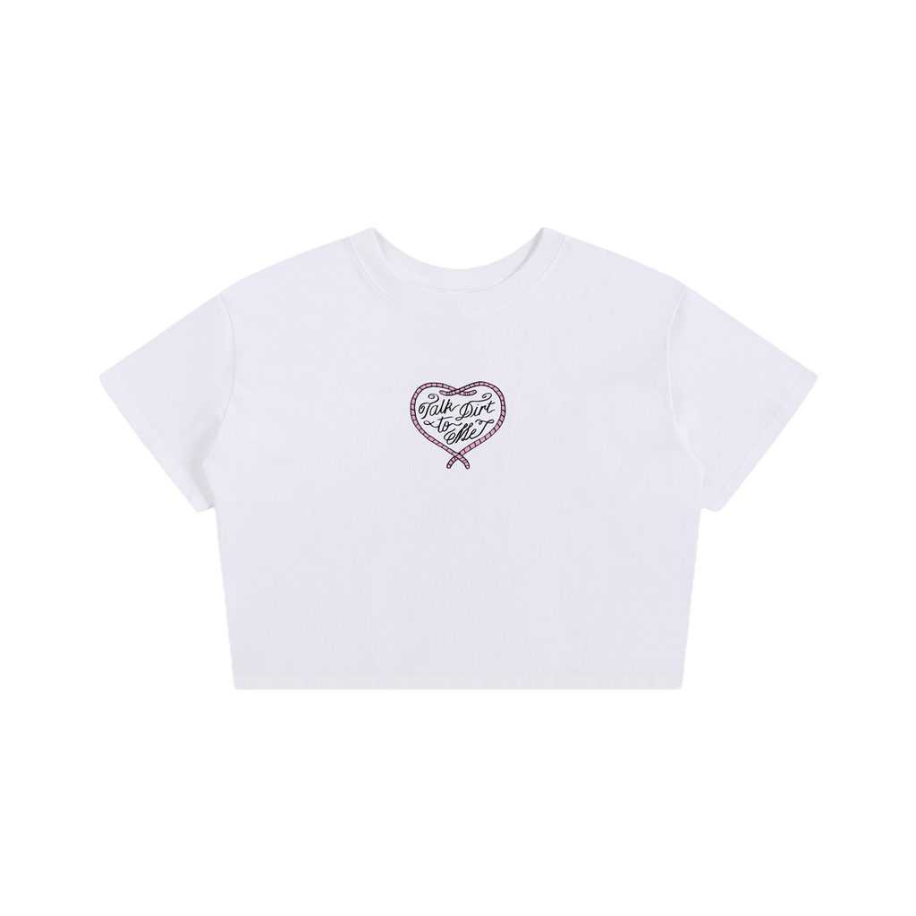 Talk Dirt to Me Cropped Tee