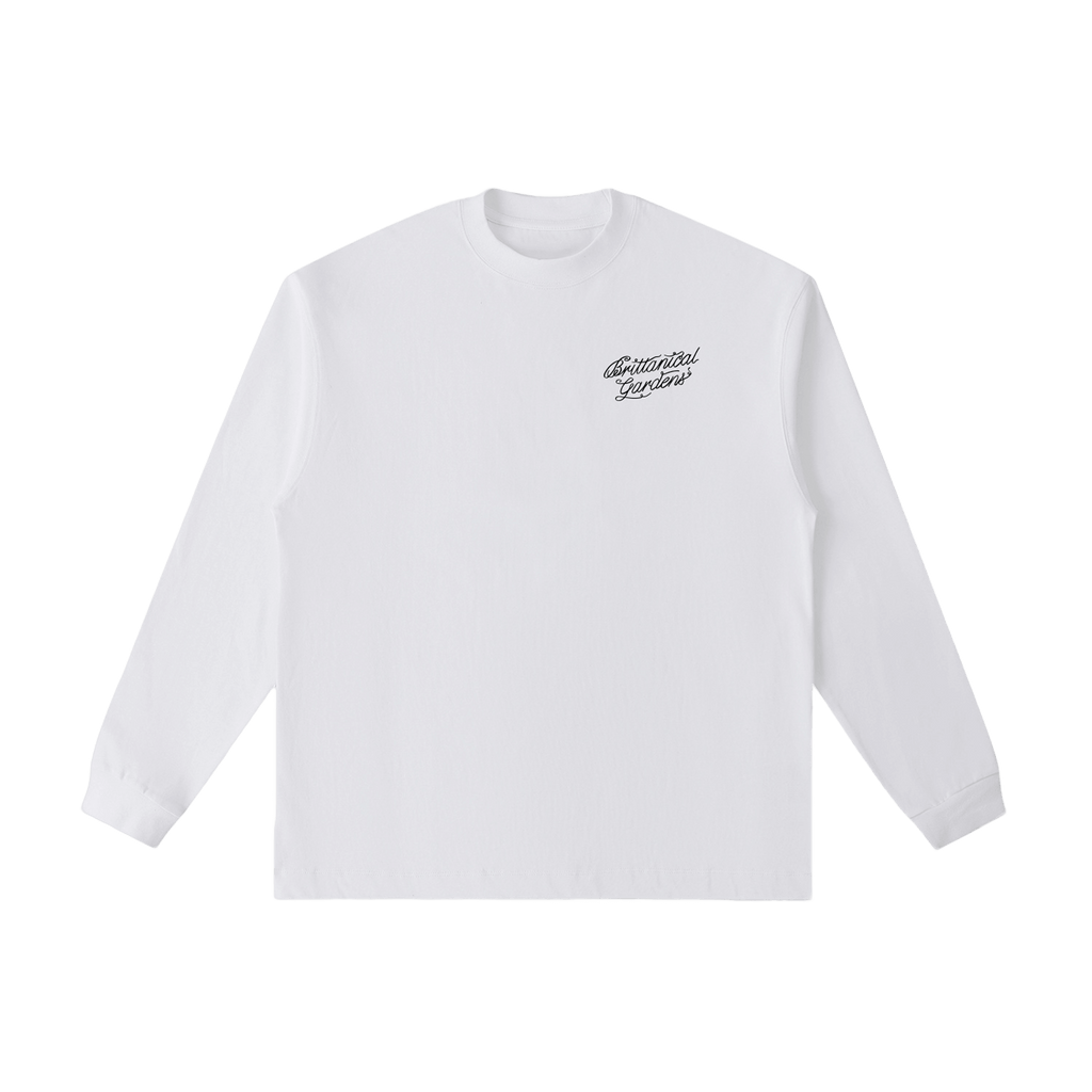 Talk Dirt to Me Long Sleeve Tee White