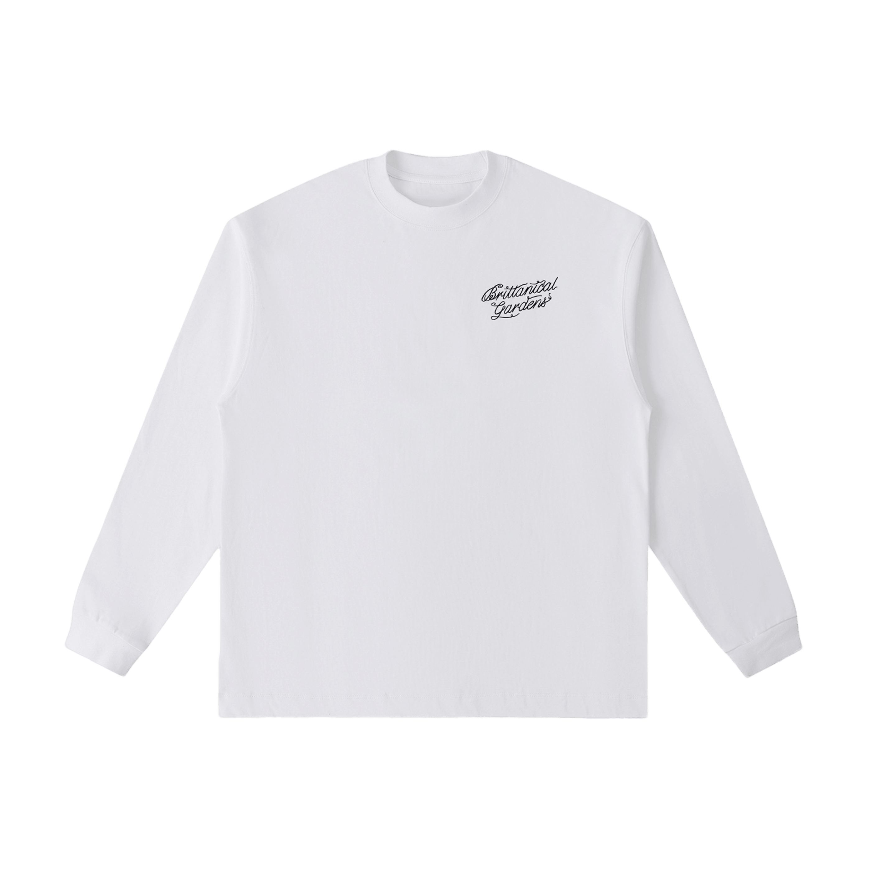 Talk Dirt to Me Long Sleeve Tee White