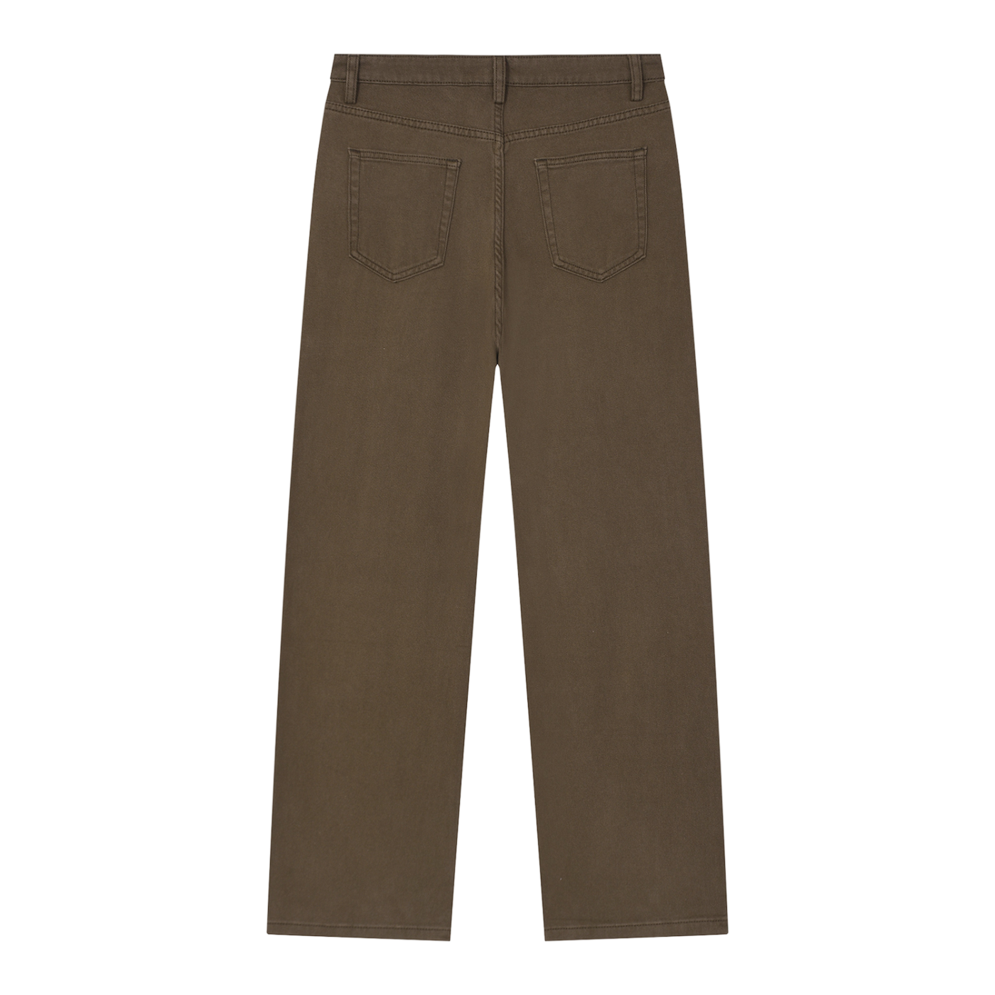 Vintage Wash Straight Jean Coffee