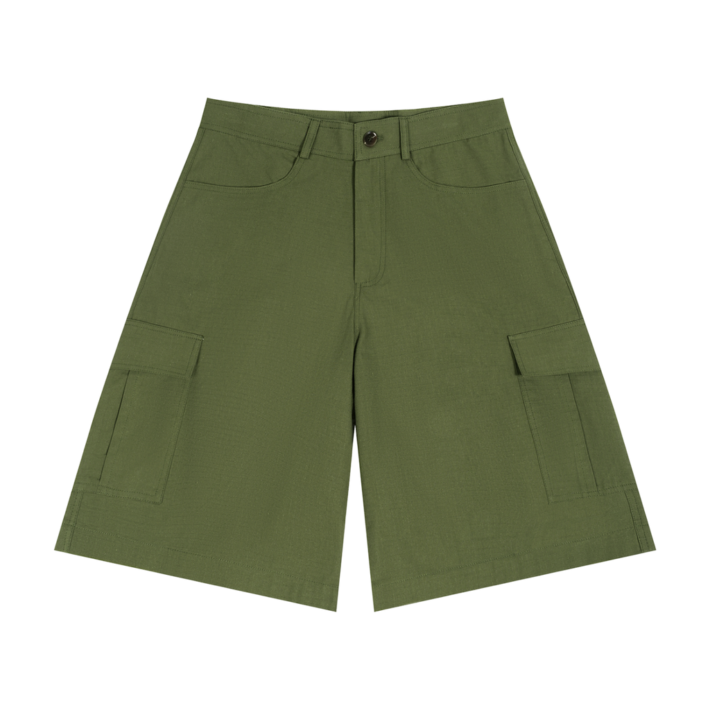 Woven Cargo Short Forest Green