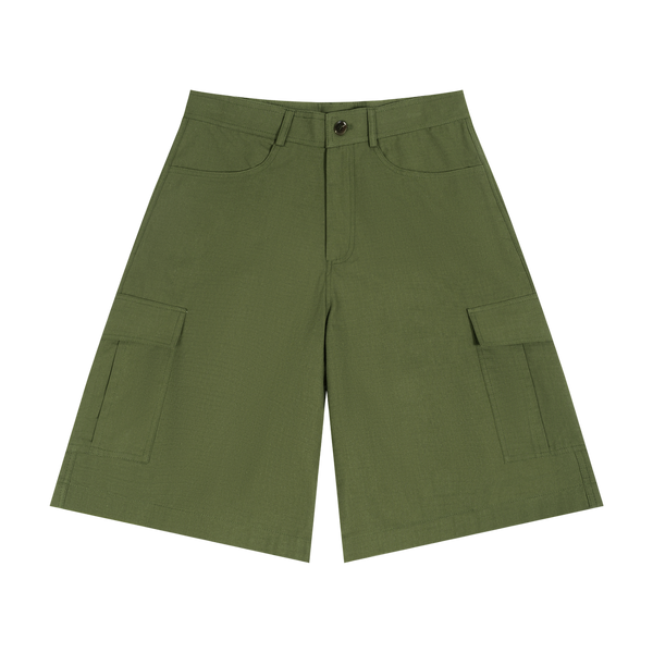 Woven Cargo Short Forest Green