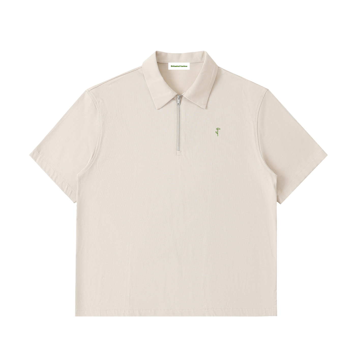 Half-Zip Uniform Polo